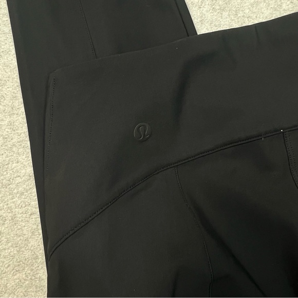 LULULEMON Pants Womens 6 Black Here to There High Rise Active Casual 7/8 - Picture 10 of 10